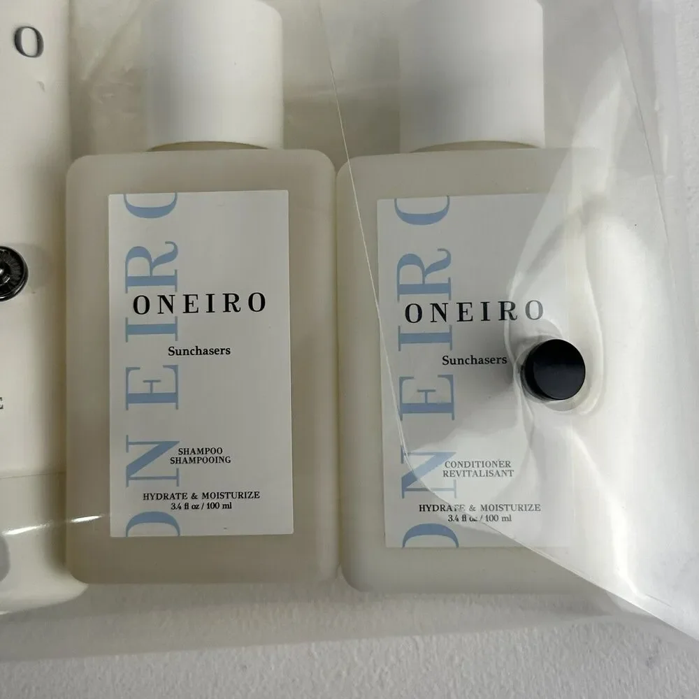ONEIRO Sunchasers Ready Go Kit Travel Ready Clean & Vegan Personal Care Shampoo